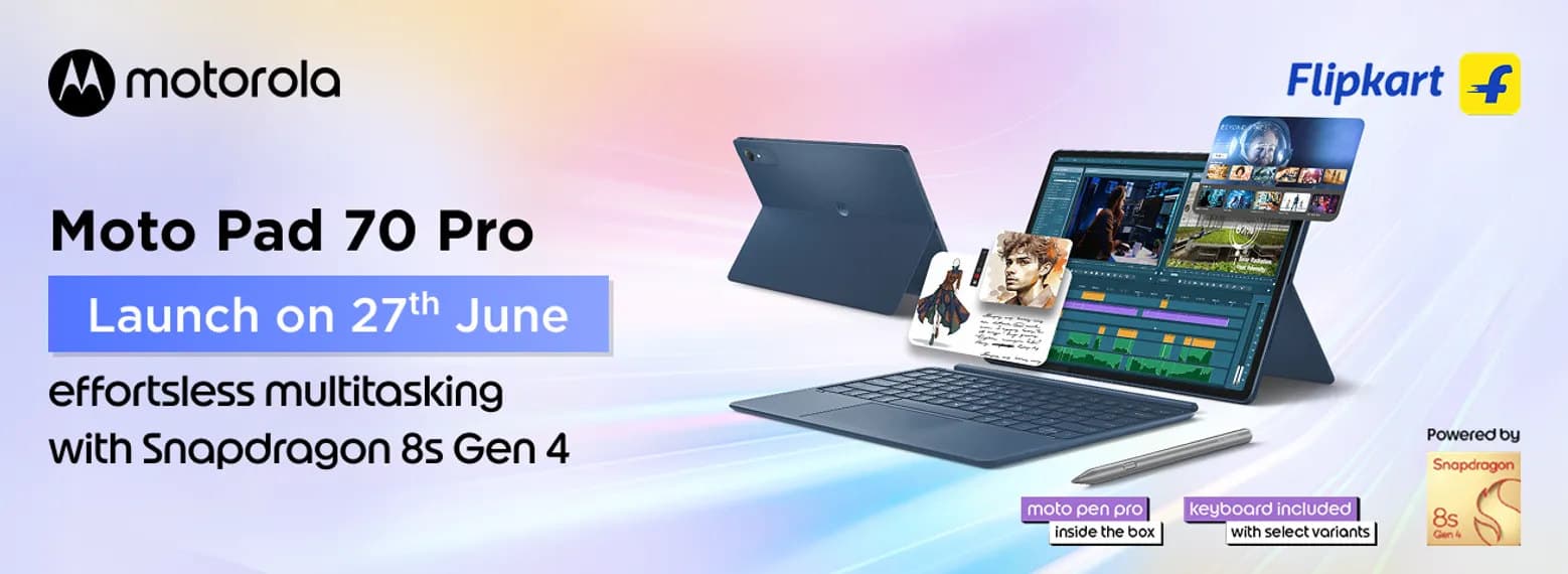 Motorola Moto Pad 70 5G Launched in India Price Specs and Availability