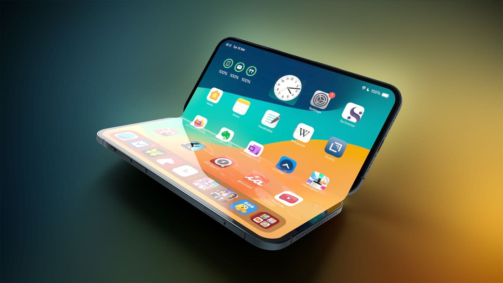 The foldable iPhone Ultra from Apple is said to be announced soon and the hype is building up