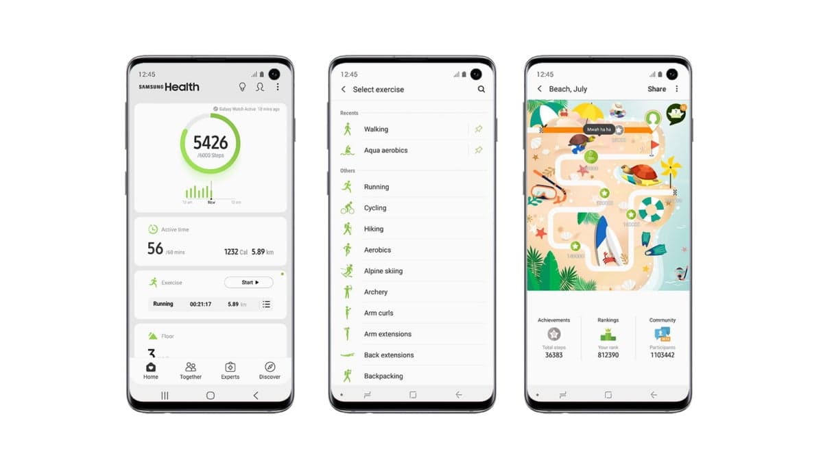 Samsung rolls out huge update for Samsung Health app; new features revealed for future Galaxy Watch